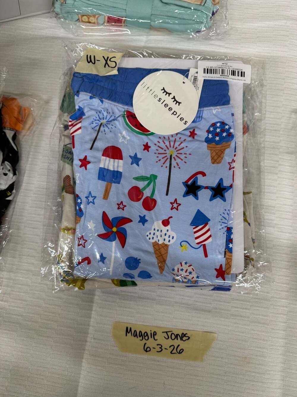 Little Sleepies Stars, Stripes & Sweets Women's Pajama Shorts